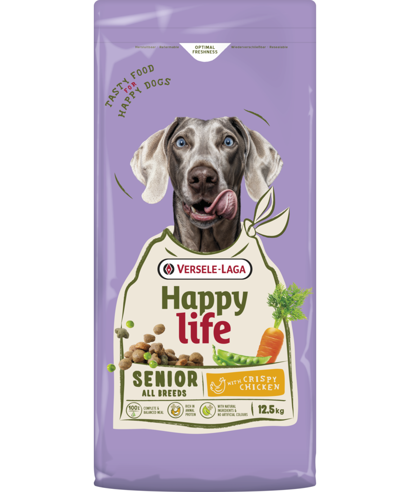 Versele-Laga Happy Life Senior mit Huhn, 12,5kg