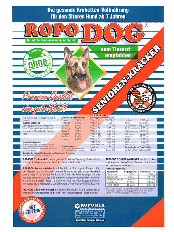 RopoDog Senior-Kräcker