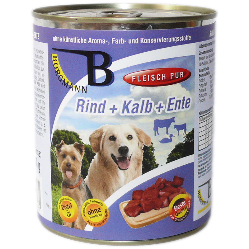 Borgmanns Rind, Kalb, Ente