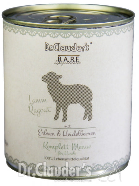 Dr. Clauders BARF Komplettmenü Lammragout
