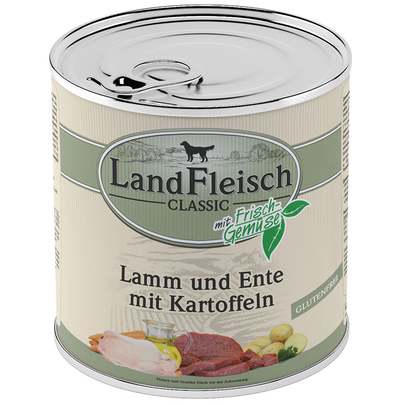 Landfleisch Dog Lamm & Ente & Kartoffel, 800 g