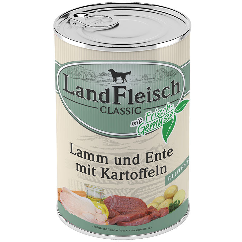 Landfleisch Dog Lamm & Ente & Kartoffel, 400 g