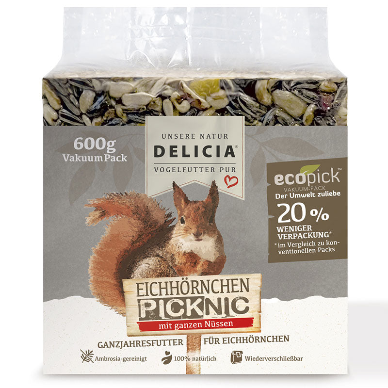Delicia Eichhörnchen-Picknic, vakuumverpackt, 600g