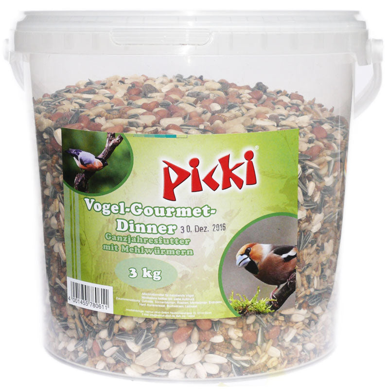 Vogel Gourmet Dinner im Eimer, 3kg