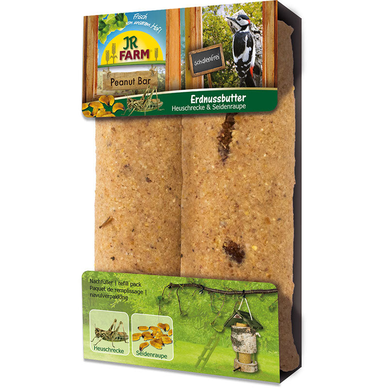 JR Peanut Bar 2er-Pack Heuschrecke und Seidenraupe, 700g