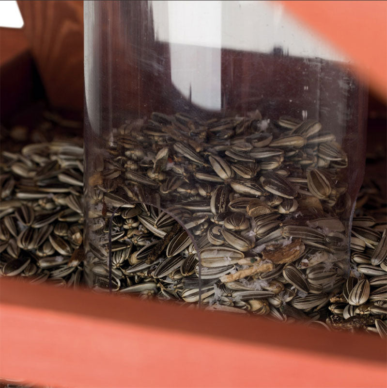 Natura Futterhaus mit Ständer, 53×28×53cm/1,40m