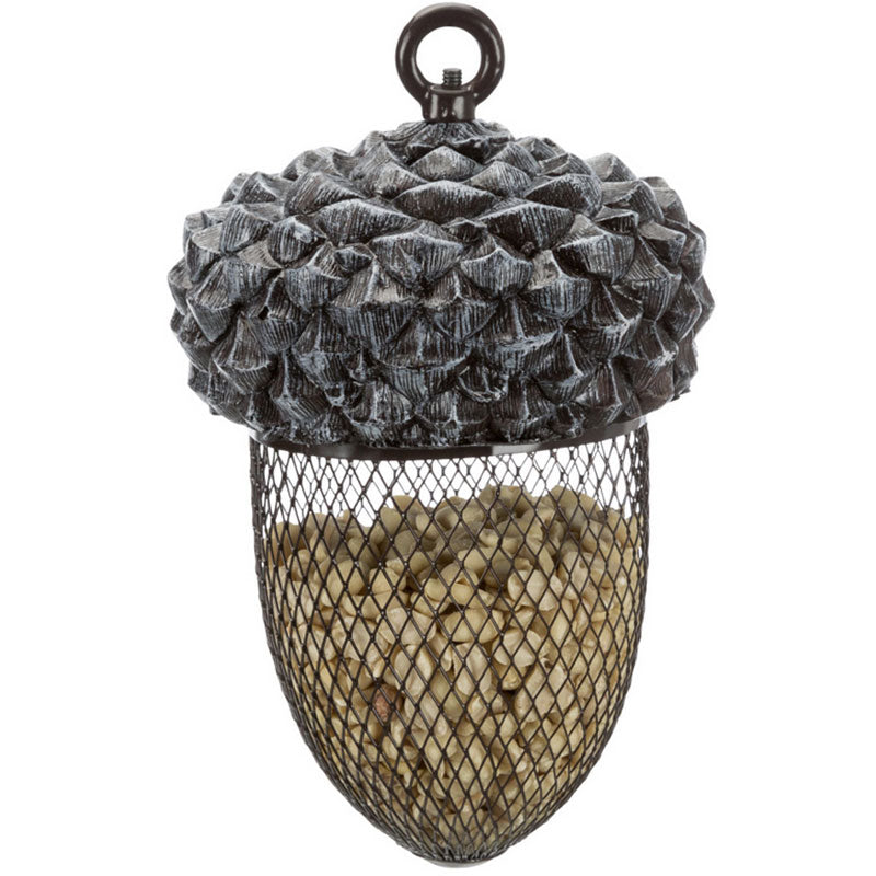 Eichel Futterspender zum Aufhängen, 700ml, 4x22cm