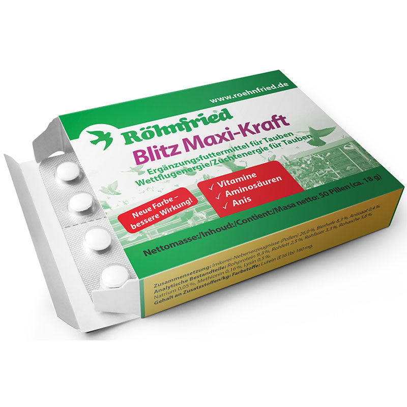Röhnfried Blitz-Maxi-Kraft-Pillen, 50 Stück