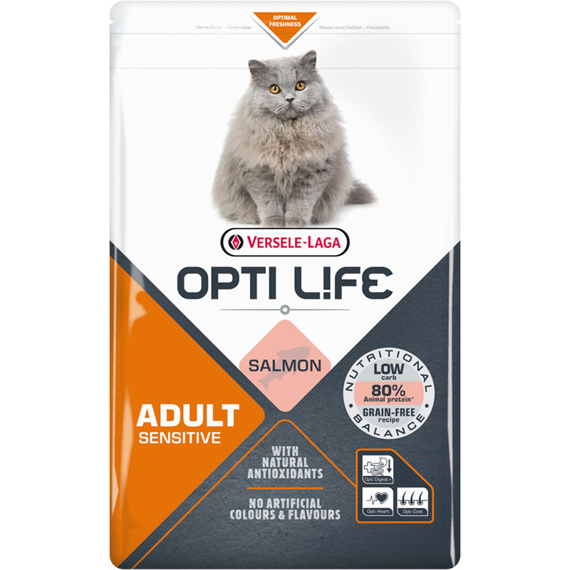 Versele-Laga Opti-Life Katze Adult Sensitive Salmon 7,5kg