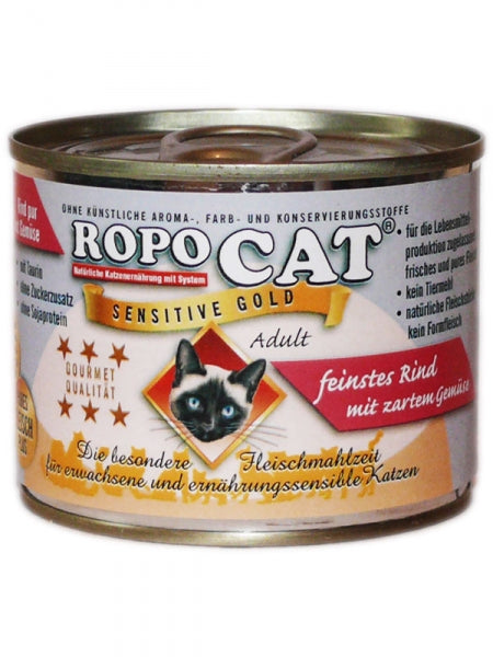 RopoCat Sensitive feinstes Rind mit zartem Gemüse