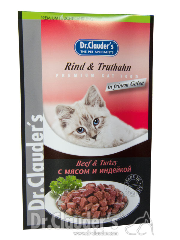 Dr. Clauders Rind & Truthahn in Gelee, 100g