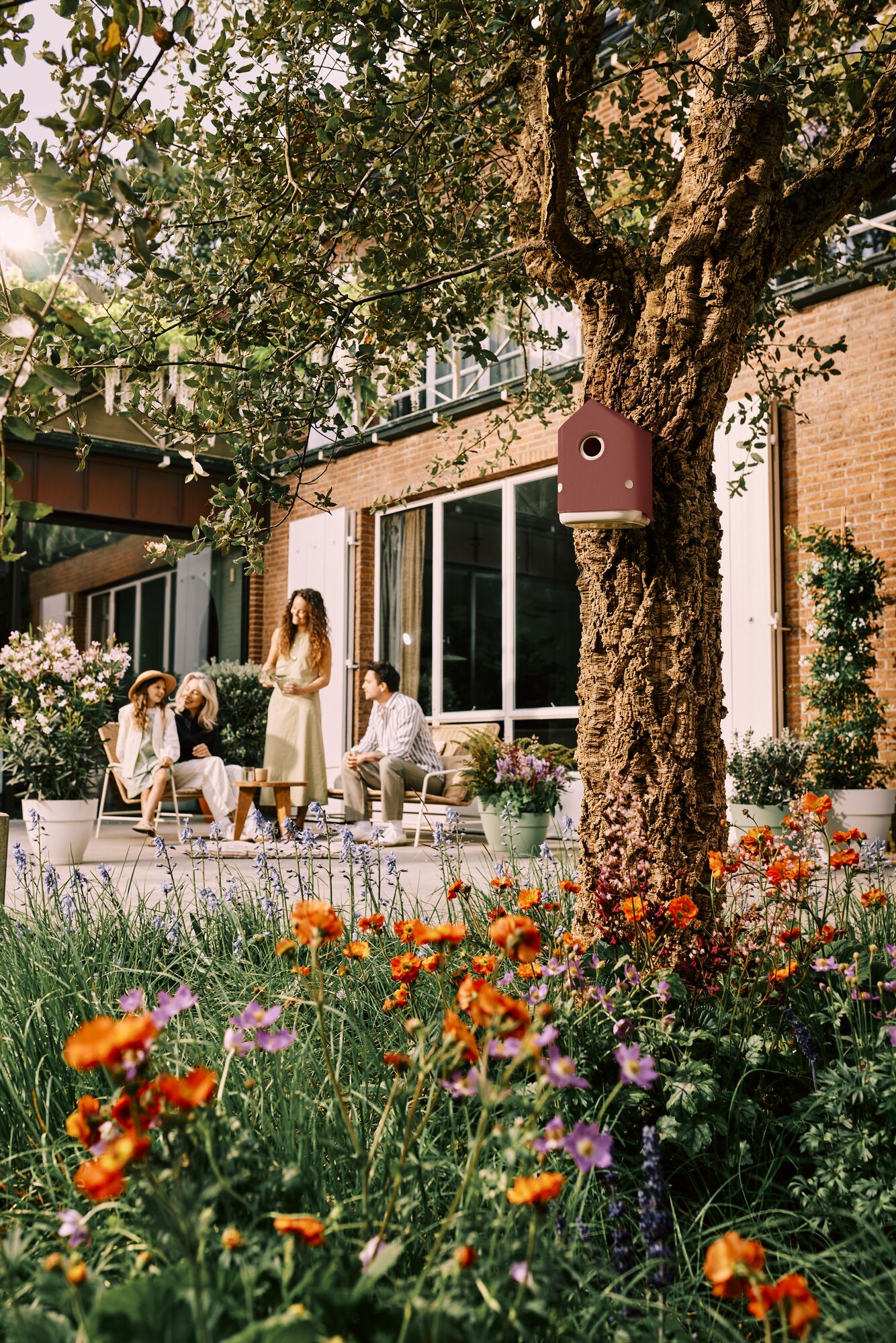 Elho Vogelhaus Cosy 18cm toskanisches rot