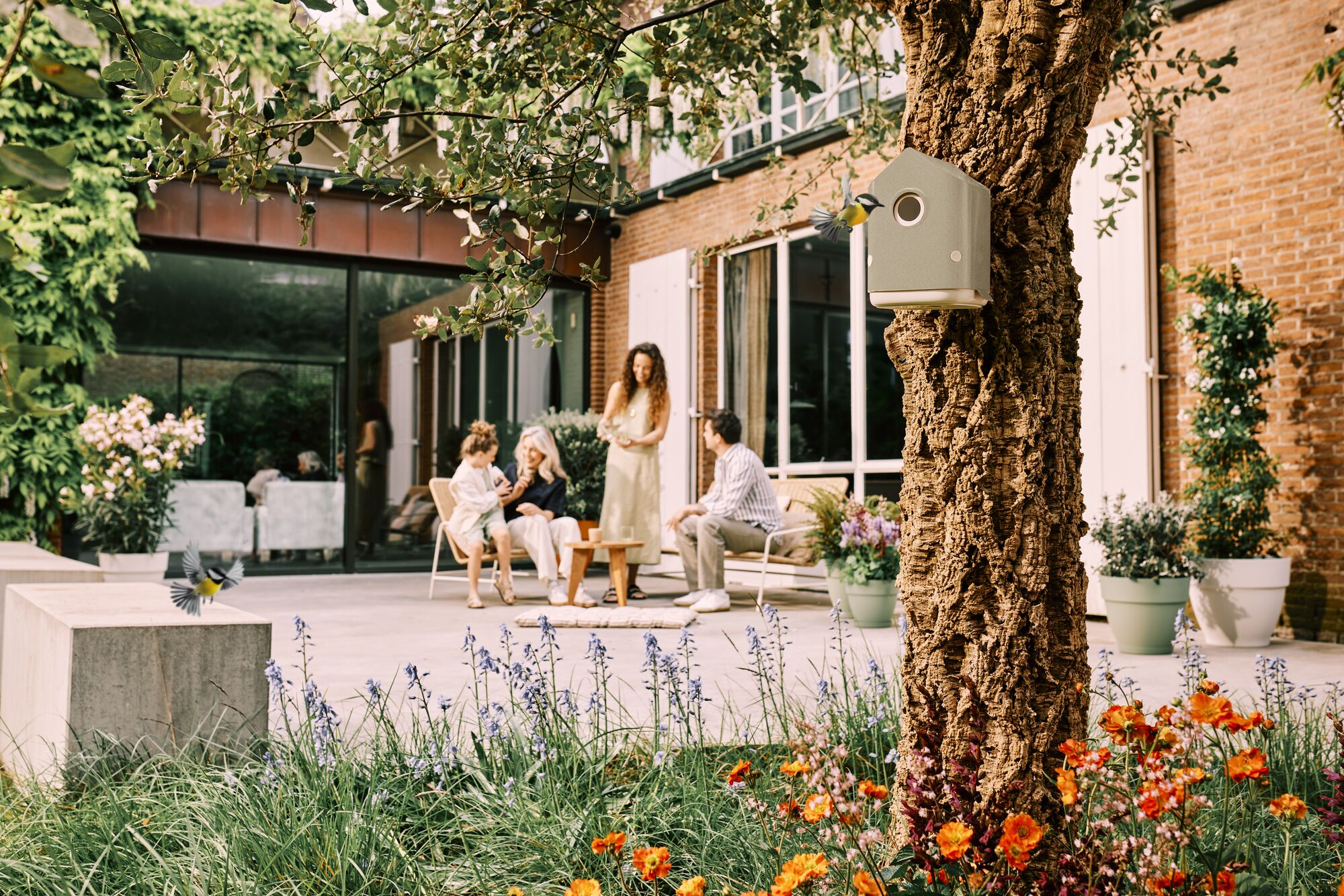 Elho Vogelhaus Cosy 18cm pilzbeige