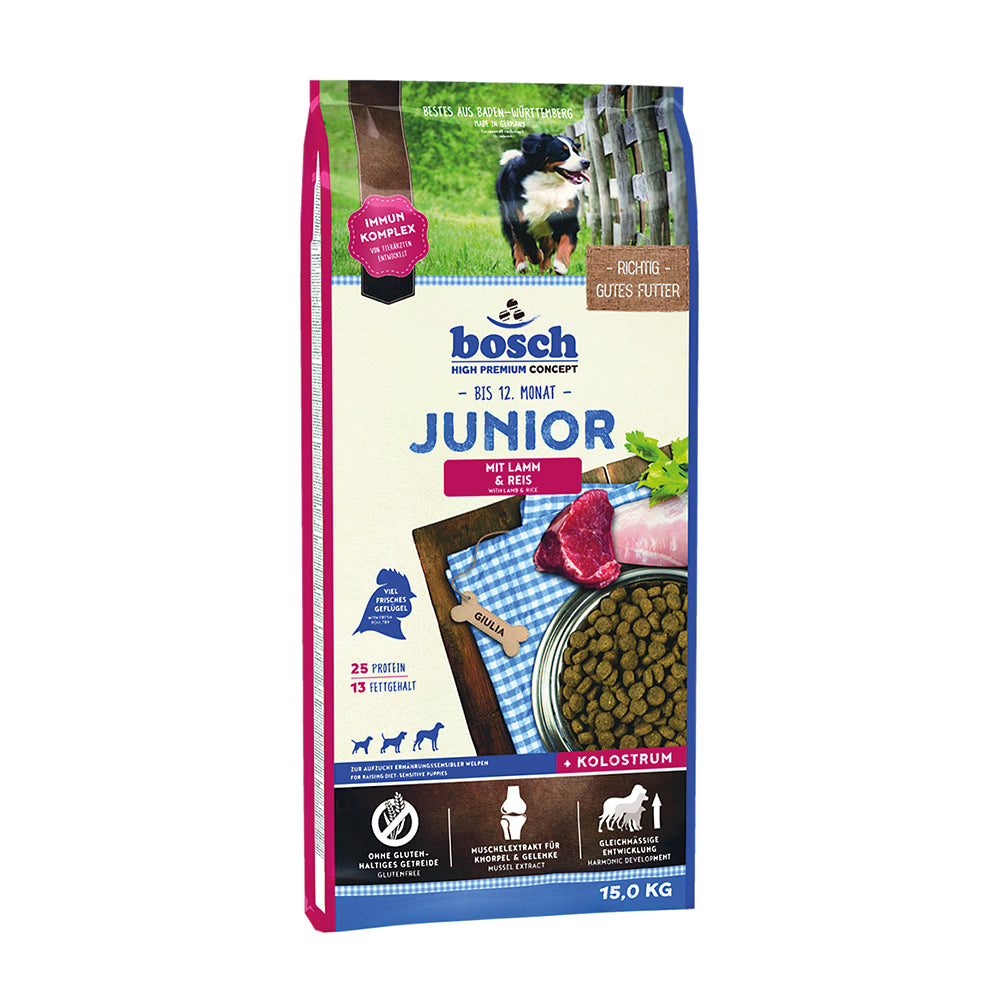 Bosch Junior Lamm &amp; Reis, 15 kg