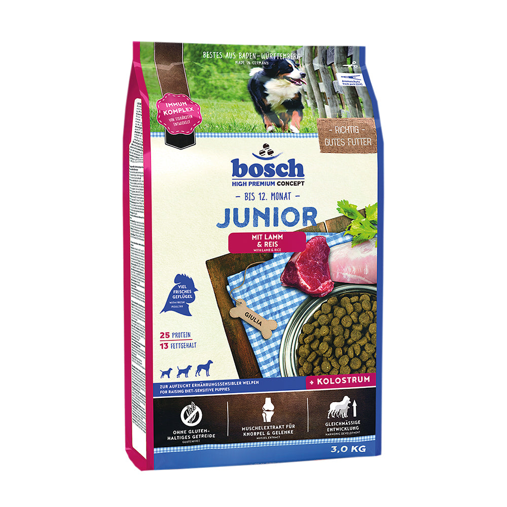 Bosch Junior Lamm &amp; Reis, 3 kg