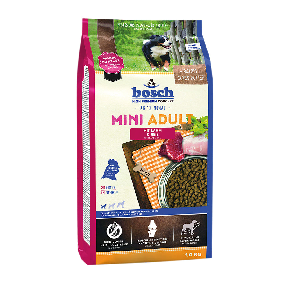 Bosch Mini Adult Lamm &amp; Reis, 1 kg