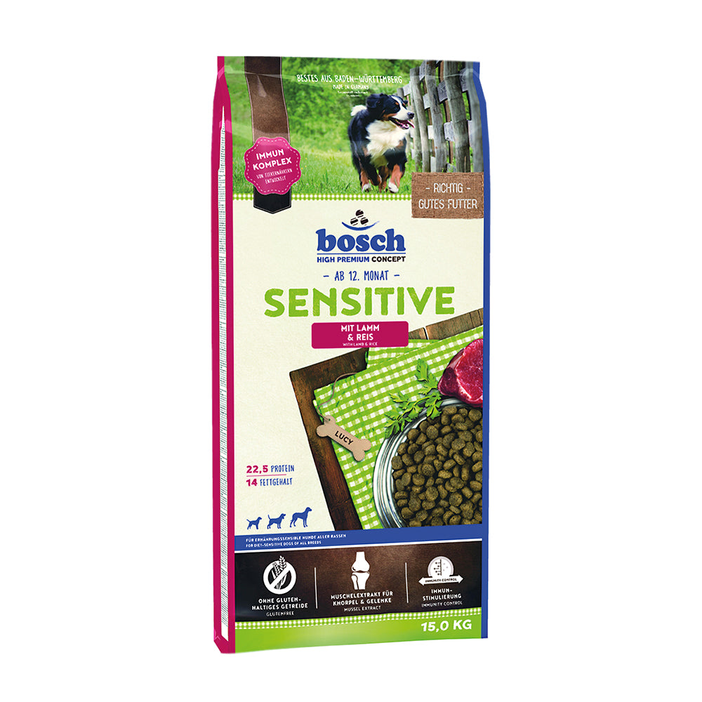 Bosch Sensitive Lamm &amp; Reis, 15 kg