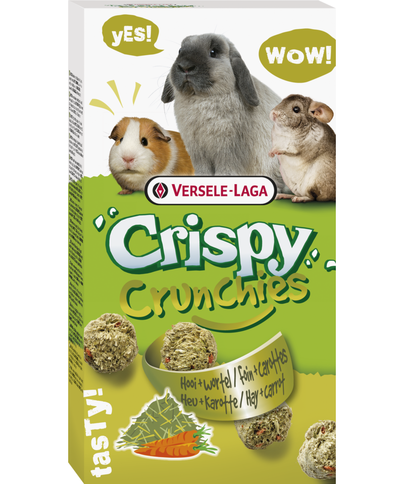 Crispy Crunchies Heu & Karotte, 75g