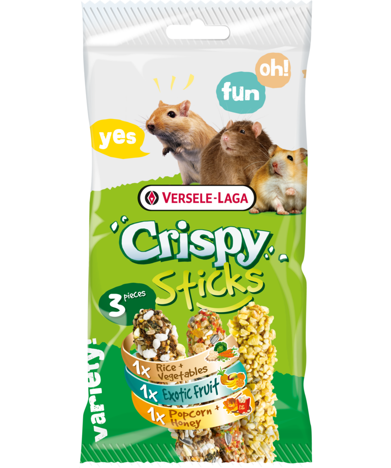 Crispy Sticks Allesfresser Triple Variety Pack, 3x55g