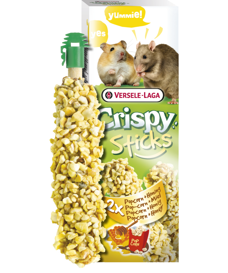 Crispy Sticks Hamster-Ratten Popcorn & Honig, offen