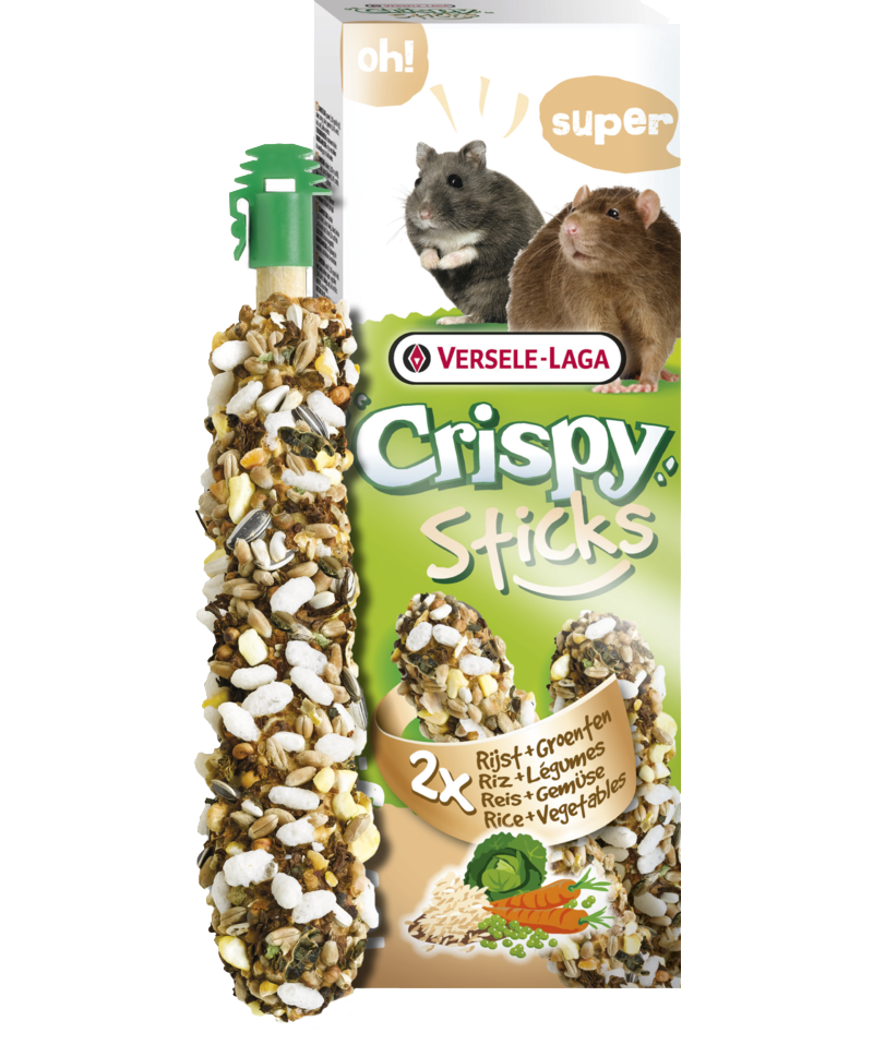 Crispy Sticks Hamster-Ratten Reis & Gemüse, offen