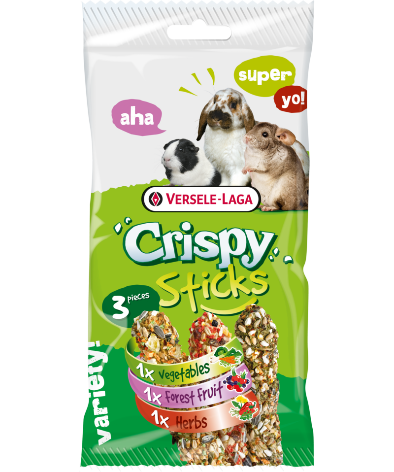 Crispy Sticks Pflanzenfresser Triple Variety Pack, 3x55g
