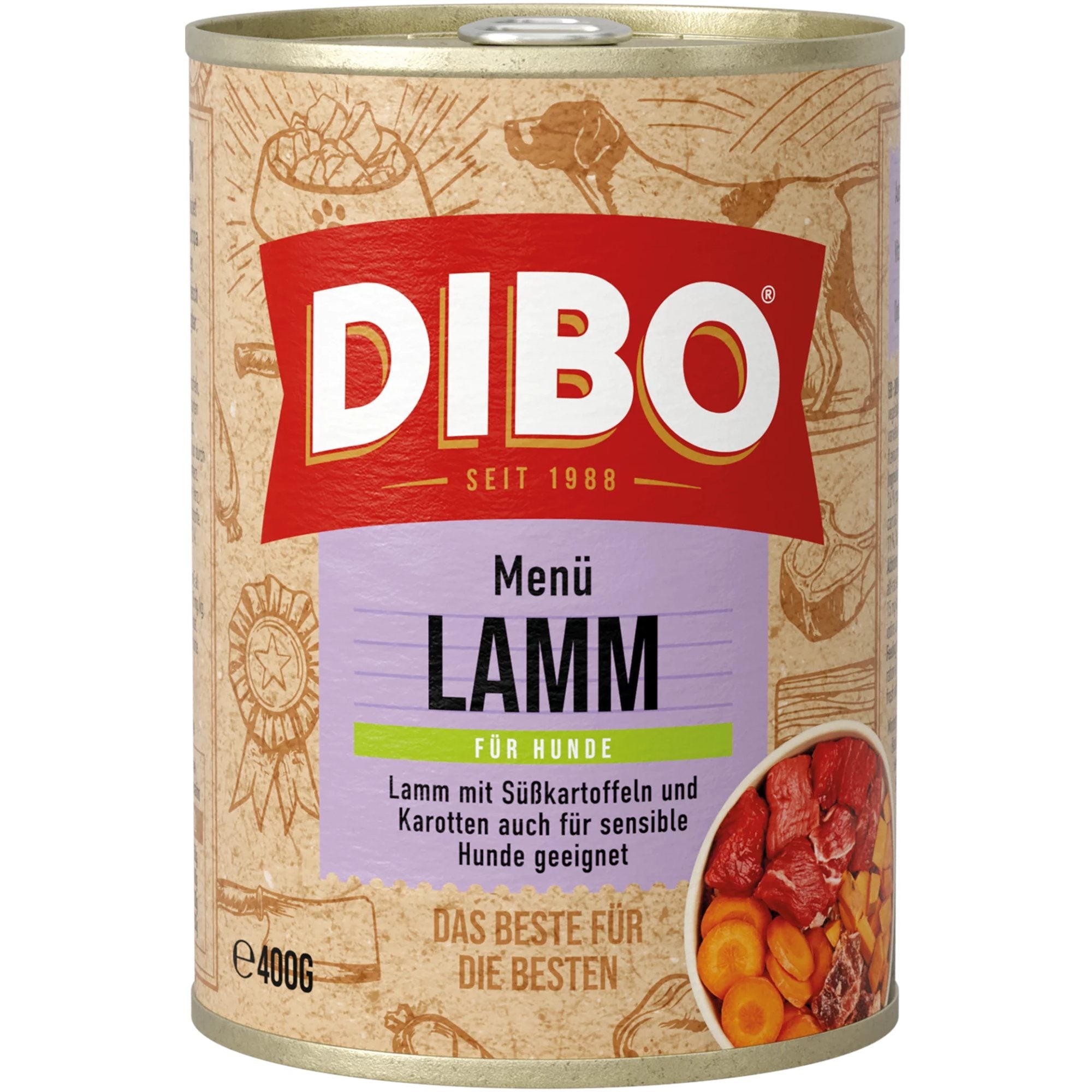 Dibo Lamm mit Naturreis &amp; Karotten / 400 g