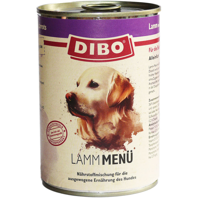 Dibo Lamm mit Naturreis & Karotten, 400 g