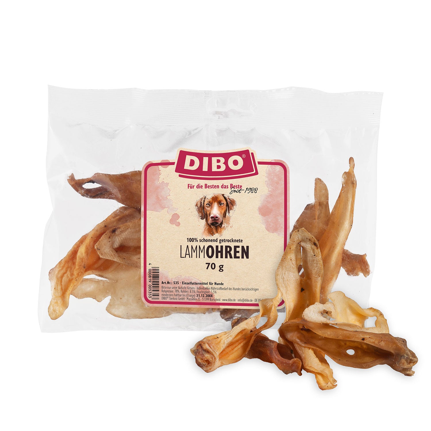 Dibo Lammohren, 70g