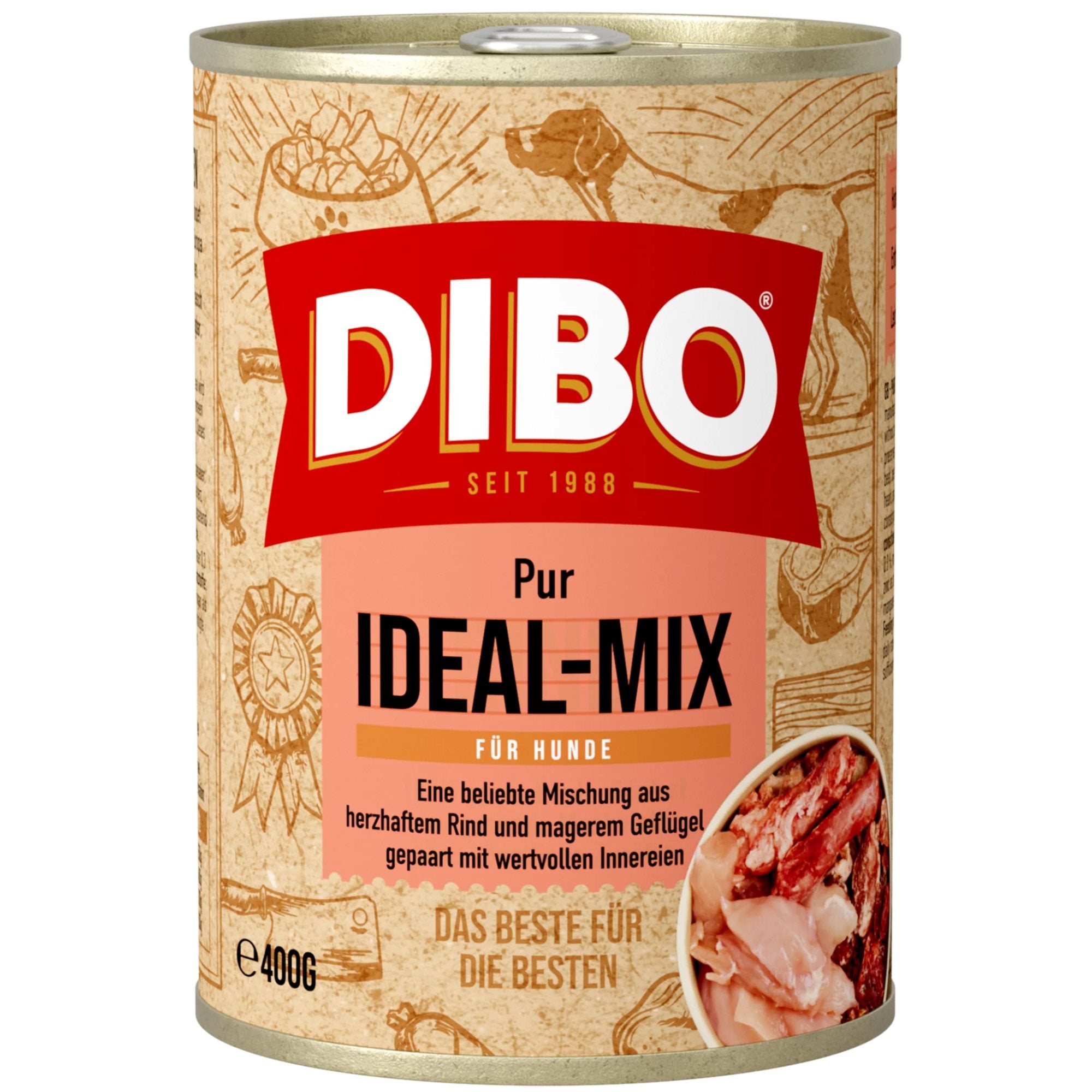 Dibo PUR Ideal, Rind &amp; Geflügel / 400 g
