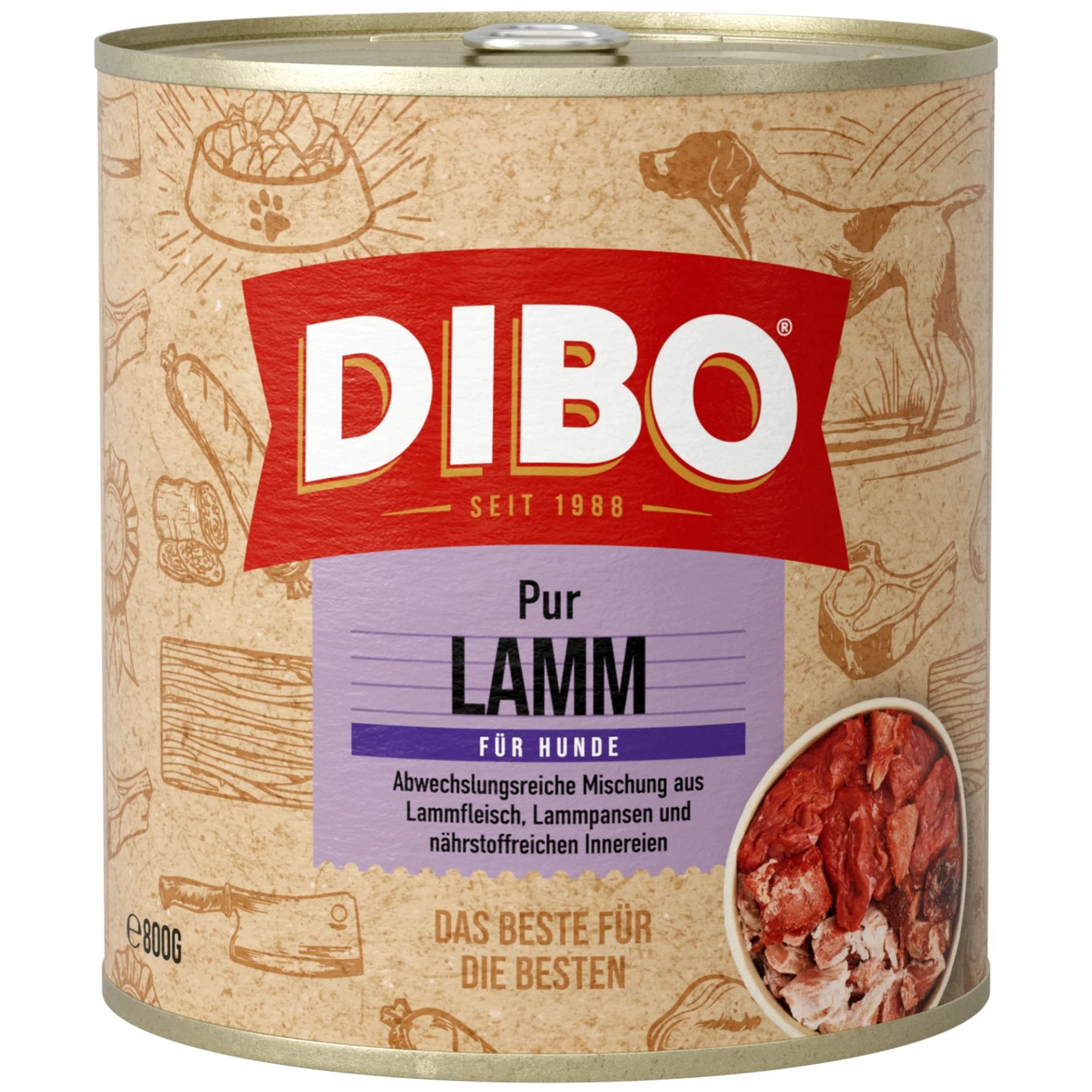 Dibo Lamm mit Naturreis &amp; Karotten / 800 g