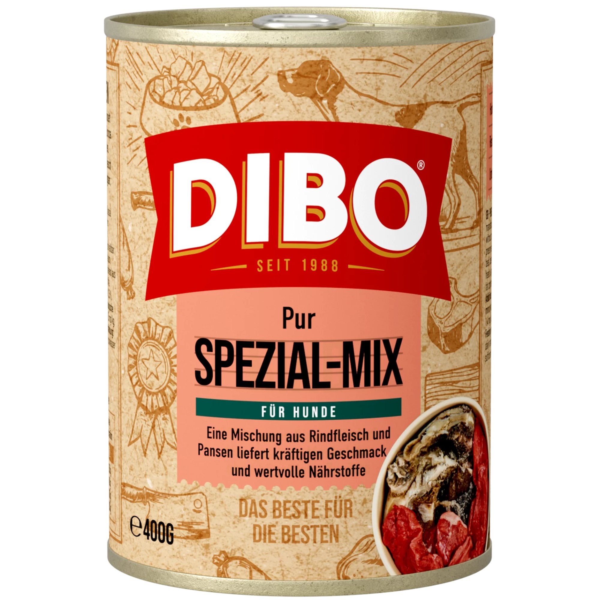 Dibo Pur Spezial, Rind &amp; Pansen / 400 g