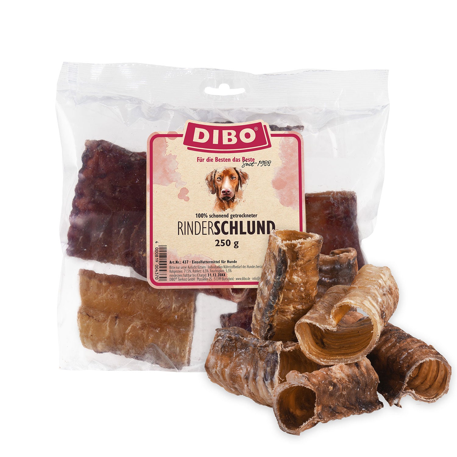 DIBO Rinderschlund geschnitten, 250g