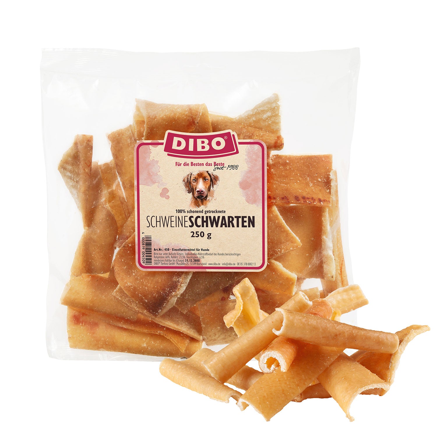 Dibo Schweineschwarten, 250g