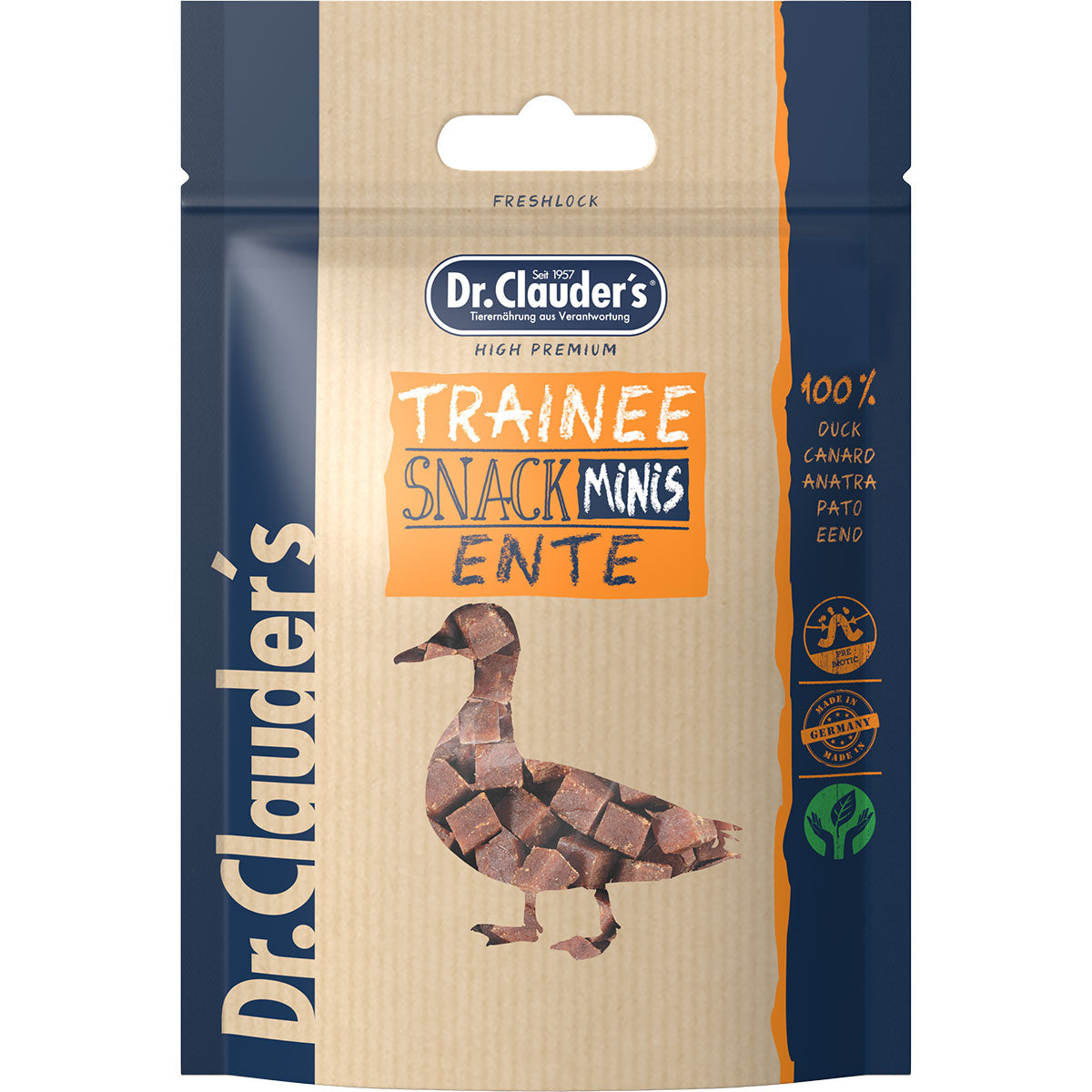 Dr. Clauders Mini Trainee Snack Ente, 50g