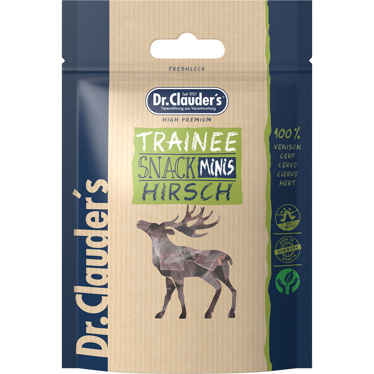 Dr. Clauders Mini Trainee Snack Hirsch, 50g