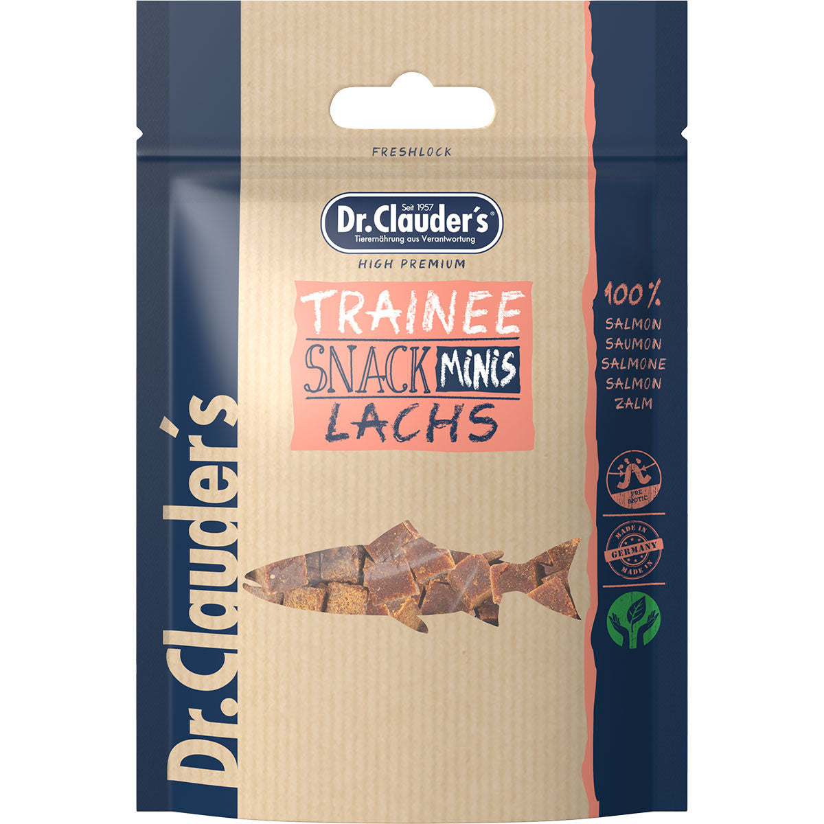 Dr. Clauders Mini Trainee Snack Lachs, 50g