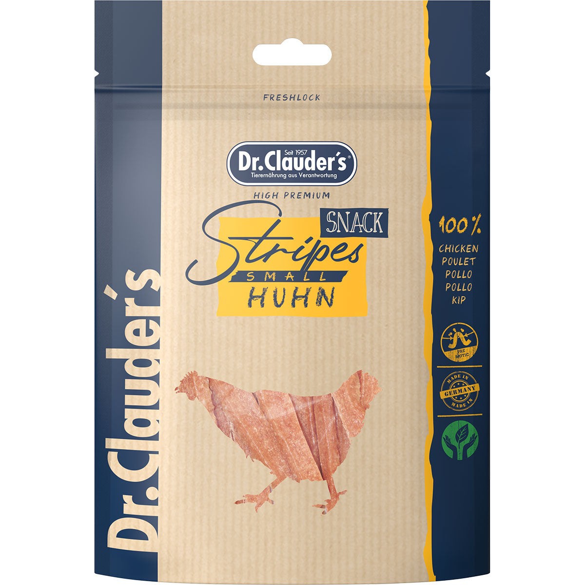 Dr. Clauders Snack Stripes Hühnerfleisch, 80g