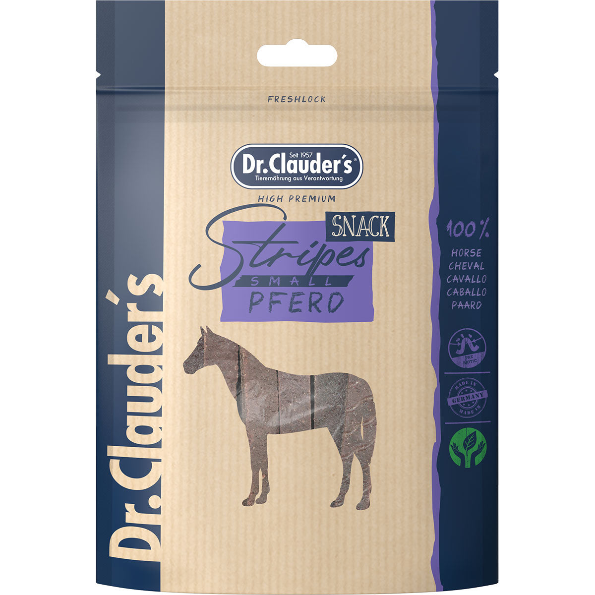 Dr. Clauders Snack Stripes Pferdefleisch, 80g