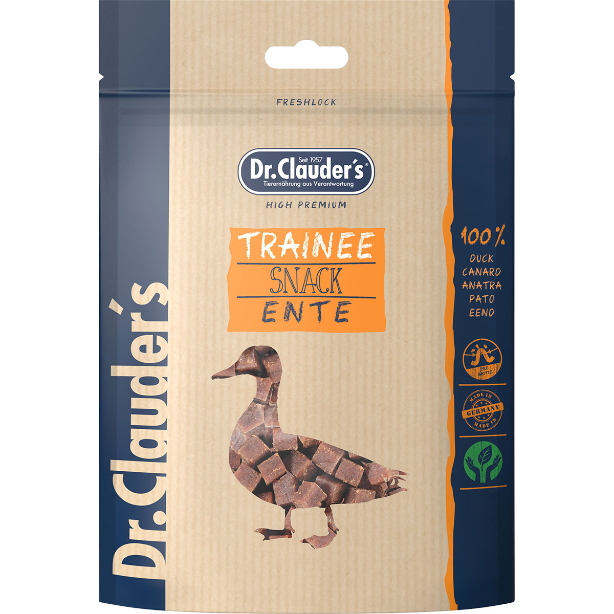 Dr. Clauders Trainee Snack Entenfleisch, 80g