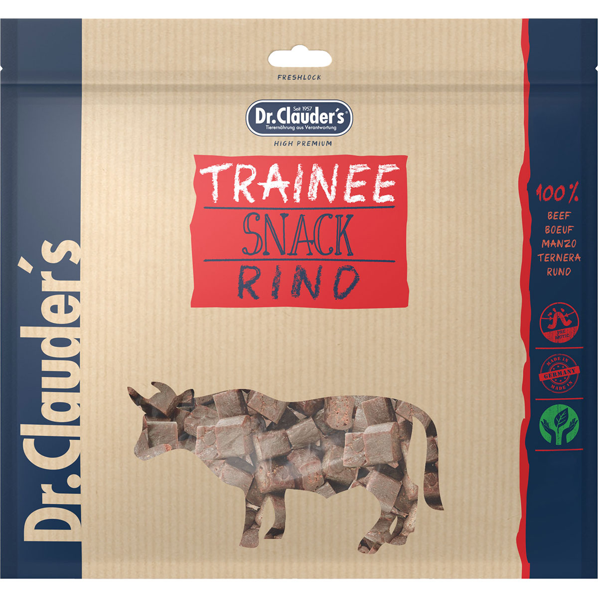 Dr. Clauders Trainee Snack Rindfleisch, 500g