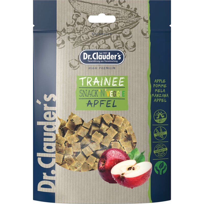 Dr. Clauders Trainee Snack Veggie Apfel, 80g