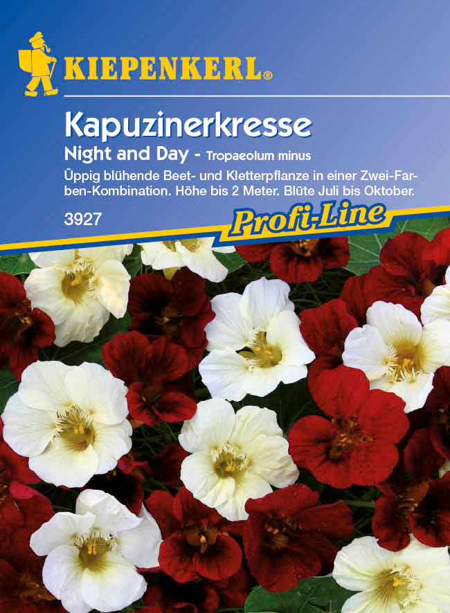 Kiepenkerl Tropaeolum minus (Kapuzinerkresse) Night & Day, mahagonirot