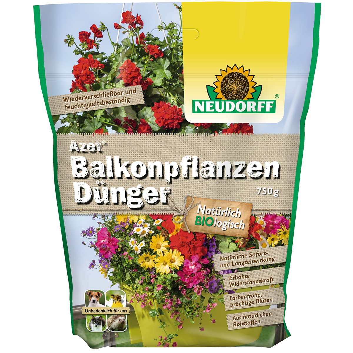 Neudorff Azet Balkonpflanzendünger, 750g