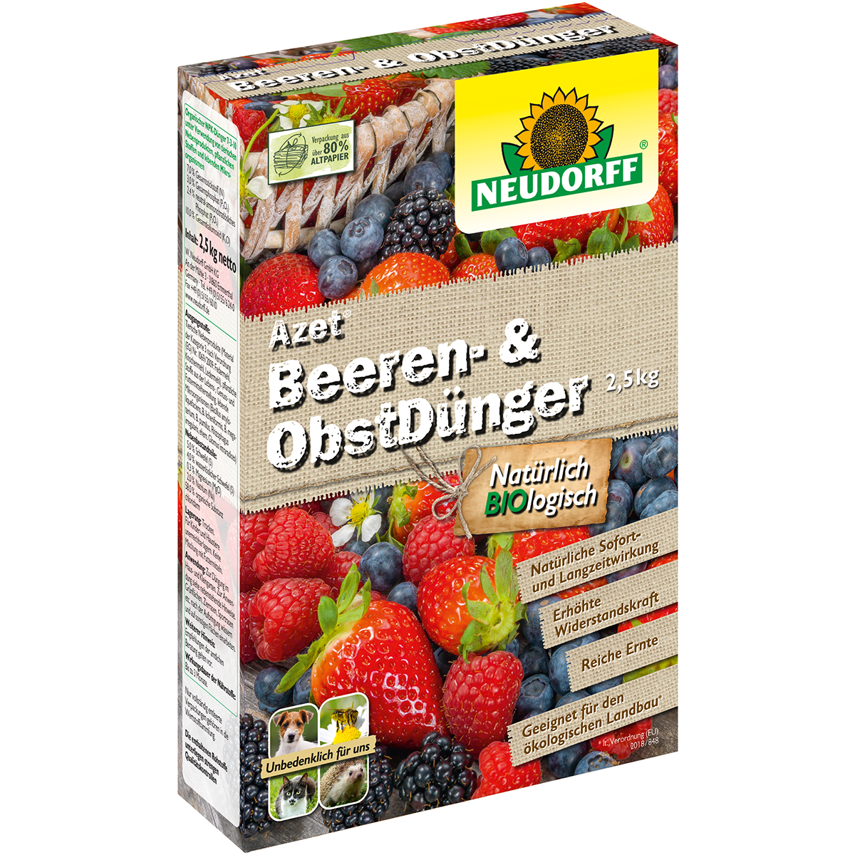 Neudorff Azet Beeren- und ObstDünger, 2.5 kg