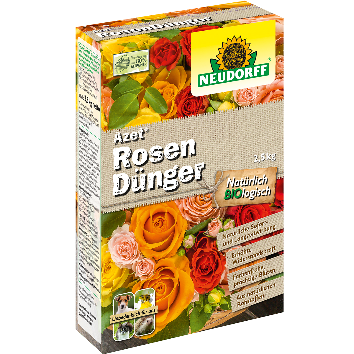 Neudorff Azet Rosendünger, 2.5 kg