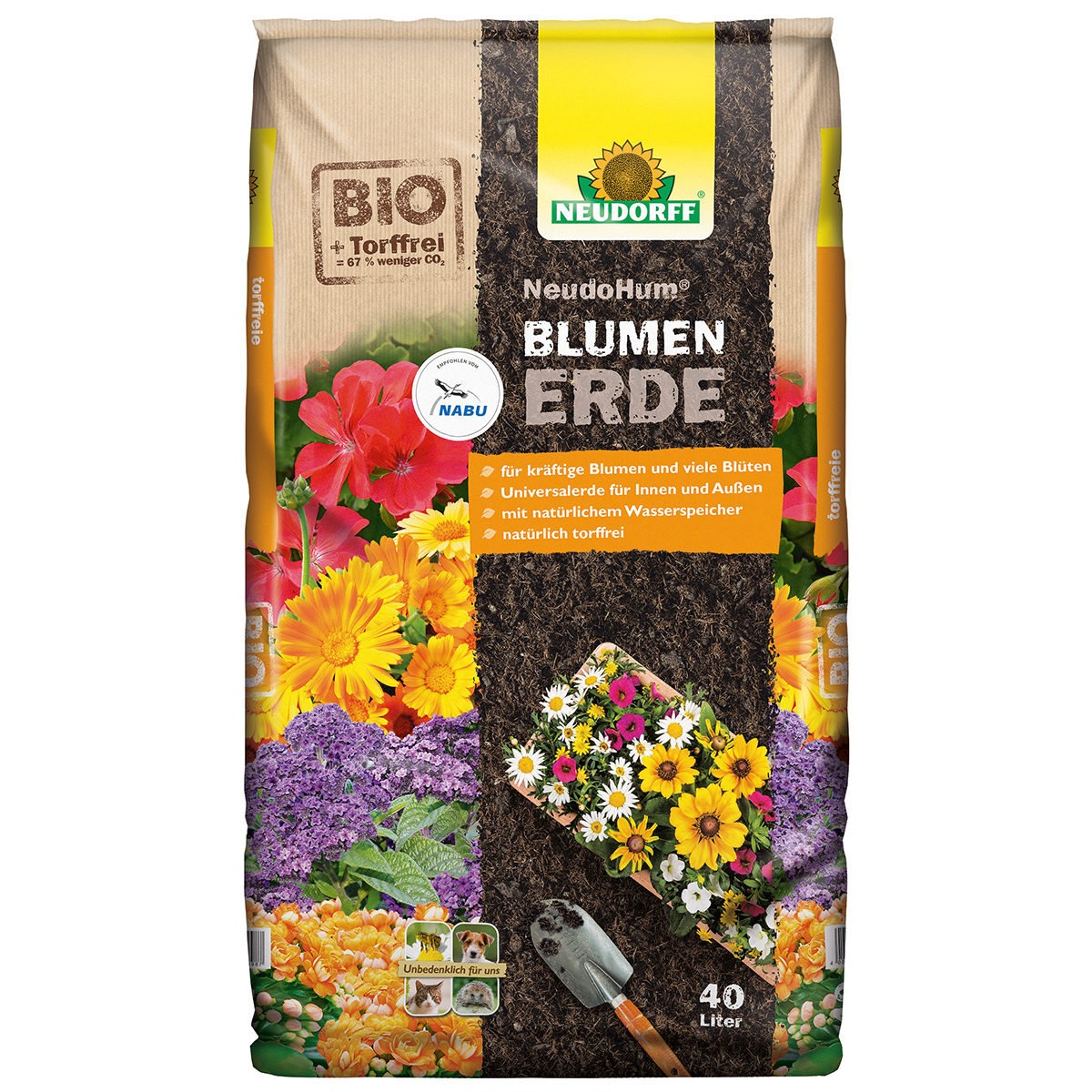 Neudorff NeudoHum BlumenErde, 40 L