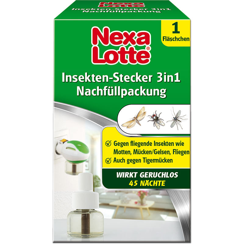 Nexa Lotte Insektenschutz 3 in 1 Nachfüllpackung, 35ml