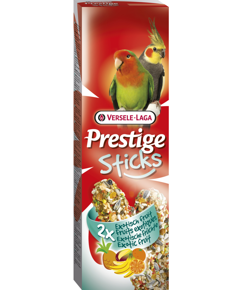 Prestige Sticks Großsittiche Exotische Früchte, 2x70g