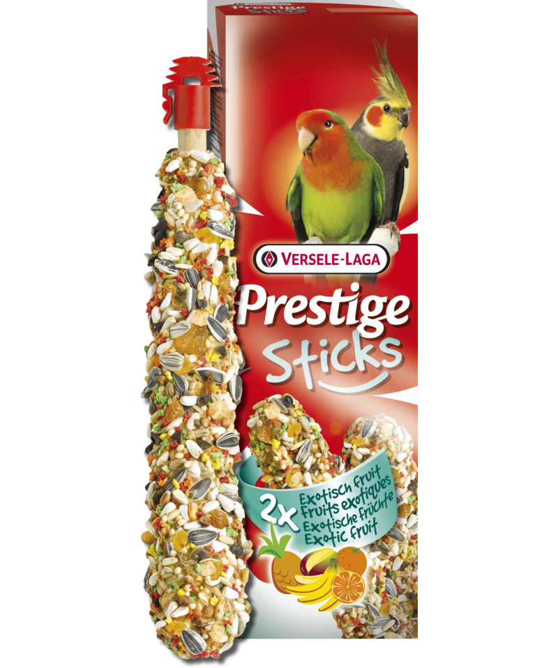 Prestige Sticks Großsittiche Exotische Früchte, offen